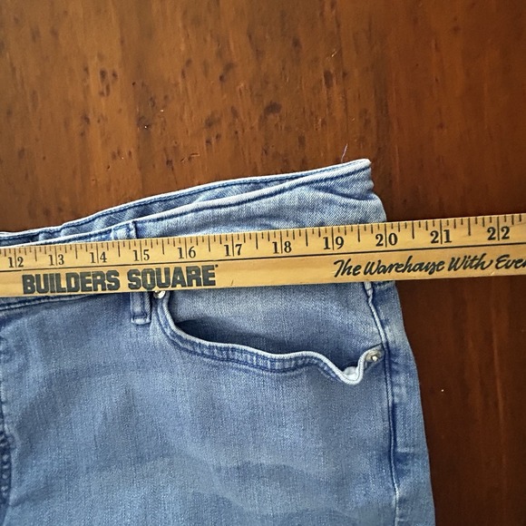 LAUREN RALPH LAUREN Embroidered Crop JEANS 22W Stretch Denim Boho 40 X 23 Stitch - Picture 15 of 16